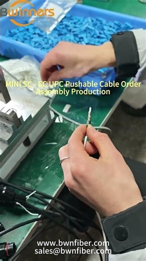 MINI SC - SC UPC Pushable Cable | Fast, No-Splice FTTH Deployment with BWNFiber #bwnfiber #ftth #odn