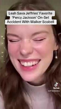 Leah Sava Jeffries' Favorite 'Percy Jackson' On-Set Accident With Walker Scobell