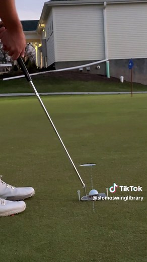 Chalk line gate drill #puttingdrill #golfdrill