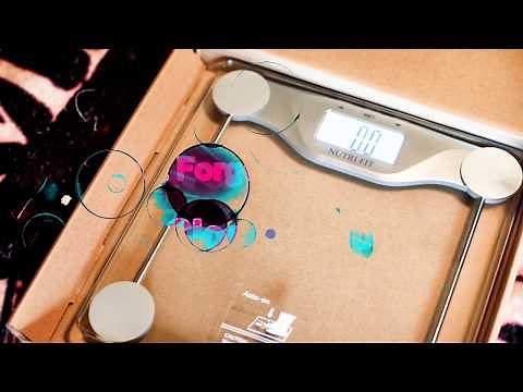 NUTRI FIT Digital Body Weight Bathroom Scale Unboxing Review