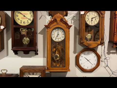 Boston Clock Company (Quartz) Westminster Chime Wall Clock chimes 7 PM