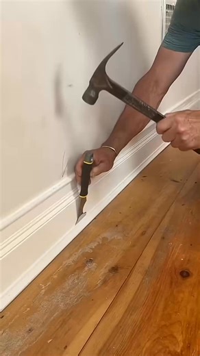 How to remove a baseboard—We wanted to achieve a nice tight fit for a feature wall | Harry McGregor