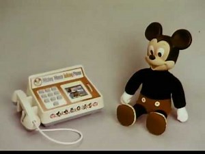 Hasbro - Romper Room - Mickey Mouse Talking Phone - Vintage Commercial - 1970s