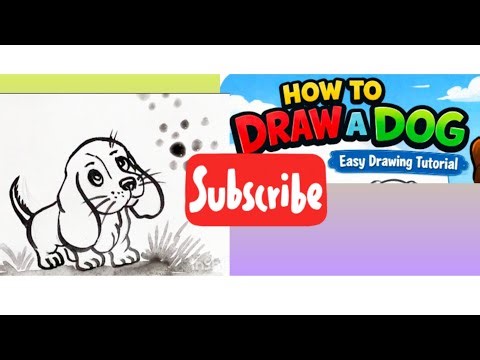 How to Draw a Dog | Easy Drawing Tutorial | laviksha Art #viralvideo