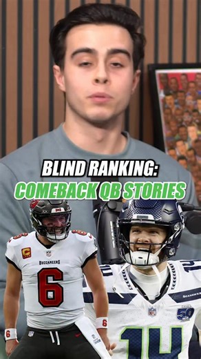 Pick a Side Podcast on Instagram: "Blindly ranking QB comeback stories 🏈📝"
