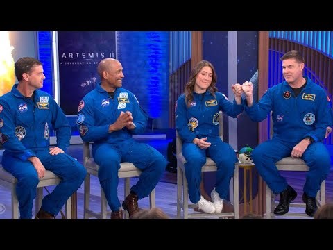 Inspiring and funny moments from Artemis II astronauts' town hall