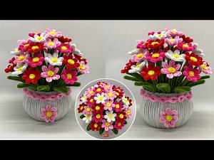 How to Make Daisy Flowers from Pipe Cleaners Easily | Pipe Cleaner Flower Tutorial for Beginners