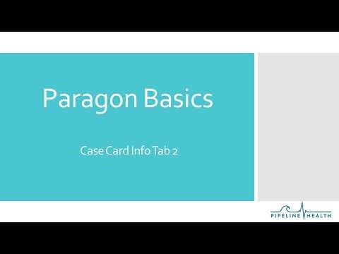 Paragon Basics Perioperative Nursing - Case Card Info Tab 2