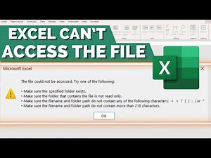 [SOLVED] Microsoft Excel File Could not be Accessed | Windows 10, Windows 11 | Hobi IT