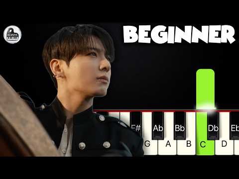 BTS (방탄소년단) - SWIM | BEGINNER PIANO TUTORIAL by Betacustic