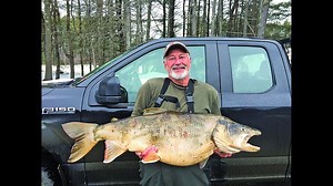 Fisherman breaks state record with monster 37-pound lake trout