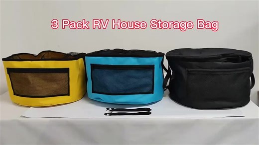 All-in-One Custom RV Hose Storage Bag Heavy Duty Waterproof Utility Case for Sewer Fresh Water Hoses and Electrical Cords