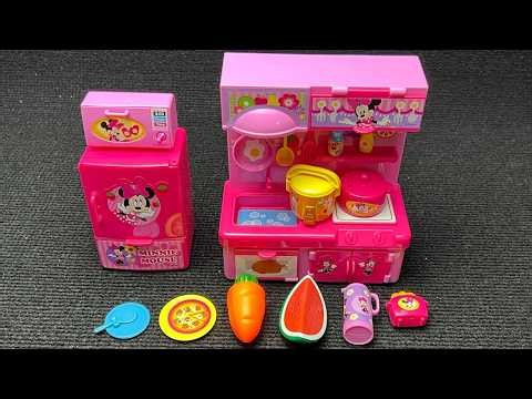 Disney Minnie Mouse Mini Kitchen Set Satisfying with Unboxing Compilation Toys ASMR #1025