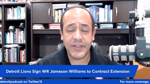 Detroit Lions Sign WR Jameson Williams to Contract Extension