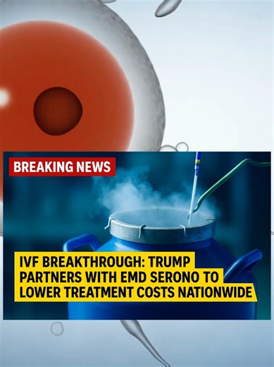 IVF Breakthrough: Trump Partners With EMD Serono to Lower Treatment Costs Nationwide trump announcement ivf news on and what is stock today treatment cost emd serono live drugs donald coverage reddit executive order insurance white house update meaning rx 3pm RISING access speech press conference pergoveris katie britt In vitro fertilization Donald Trump News Drug Pharmaceutical drug Fertility medication EMD Serono Inc. Executive Branch The White House NASDAQ:IVF Follicle-stimulating hormone Pre