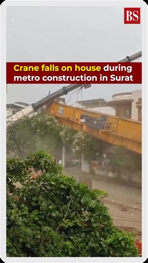 74K views · 37 reactions | A crane collapsed onto a building in...