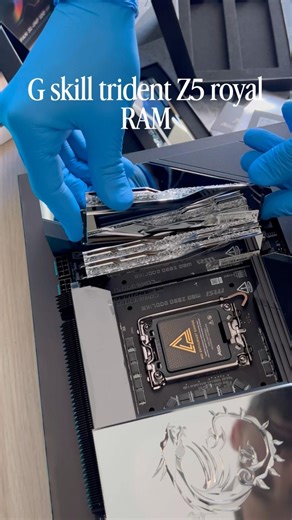 G Skill trident z5 royal ram install
