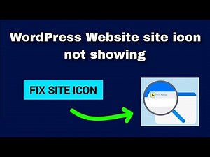 FIX WordPress Website site icon not showing | How to fix WordPress Website favicon not showing