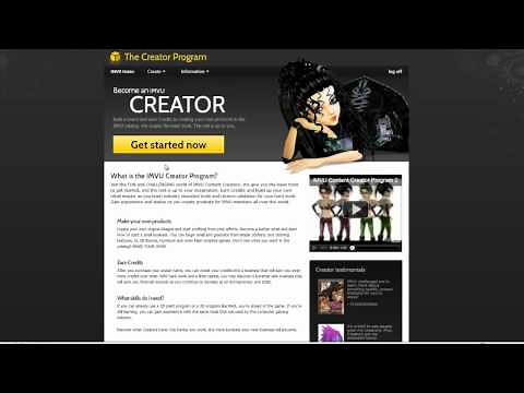 Registering as a IMVU Creator