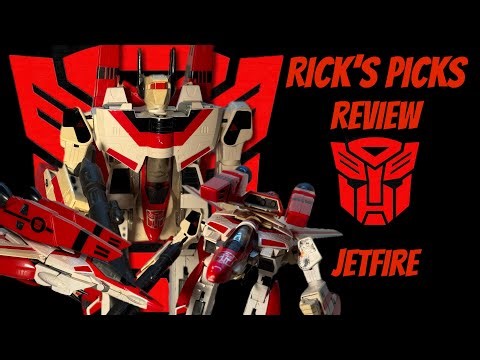 Review of the Jetfire action figures from the Transformers G1 collection by Hasbro