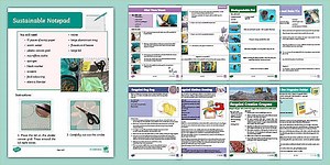 Recycling and Upcycling Activity Resource Pack