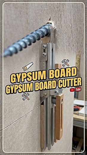 Amazing DIY Gypsum Board Cutting Idea#shortvideo