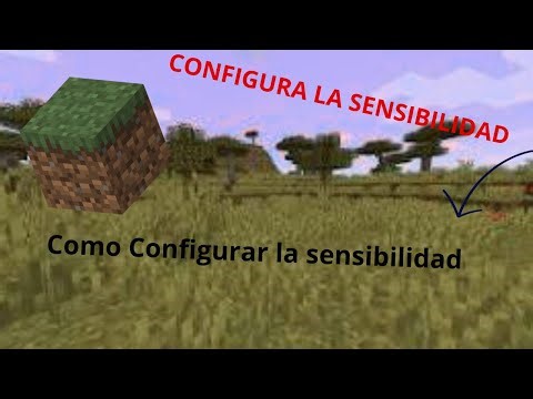 Como CONFIGURAR LA SENSIBILIDAD DE MINECRAFT (facil y rapido 😅)