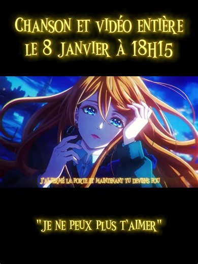 Teaser de la chanson et vidéo ''Je ne peux plus t'aimer'' #chanson #frenchmusic