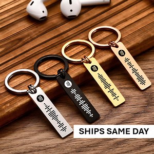 Personalised Spotify Keychain Music Scannable Keyring Personalised Gift Music Gift Keychain Customised Keyring Personalised Christmas Gift - Etsy UK