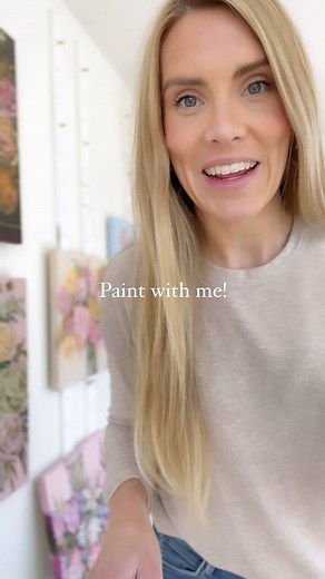 Paint a loose floral painting with me! 🎨🫶 | C. Brooke Ring