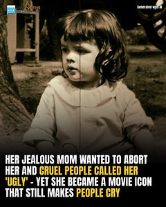 Her own mother tried to induce a miscarriage the moment she found out she was pregnant with this little girl. She didn’t want a baby. She didn’t want the responsibility. She tried everything to make the pregnancy end. But fate had other plans. The baby survived. She was born fragile, unwanted… and yet she would grow into one of the most iconic stars Hollywood has ever known! Her journey from unwanted child to global legend is almost impossible to believe. Her name and story are below… 👇🏻💔 | 1
