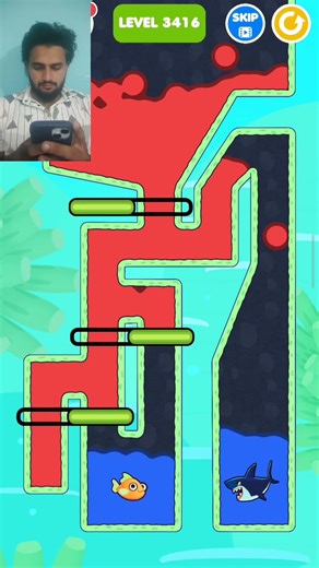 save the fish / pull the pin updated level save fish game pull the pin android game / #shorts