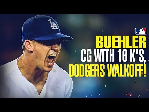 Walker Buehler dominates Rockies with 16 K's, Dodgers walk-off!!