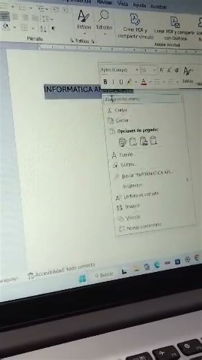 copiar, cortar y pegar textos