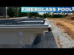 Complete Fiberglass Pool Installation from (start to finish)