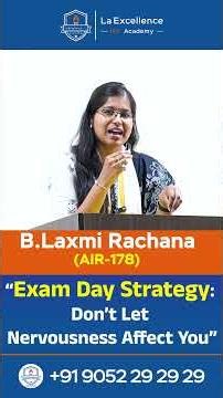 “Exam Day Strategy: Don’t Let Nervousness Affect You”