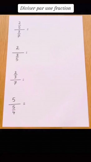 Diviser par une fraction : Méthode | Friaacademy