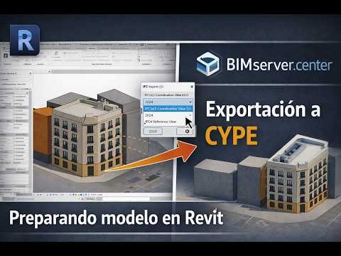 Preparando el modelo en REVIT para llevarlo a CYPETHERM