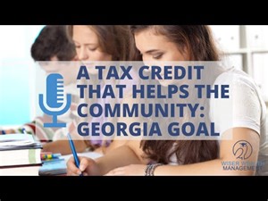 A Tax Credit that Helps the Community: Georgia GOAL