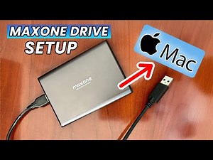 Maxone Drive : How to Setup With Your Mac + Time Machine Backup