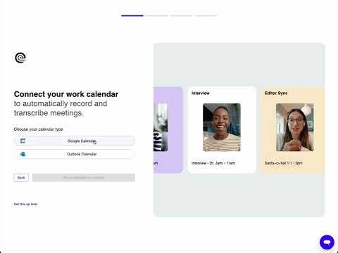 Rev Google Calendar Integration Demo