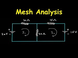 How to solve mesh analysis problems