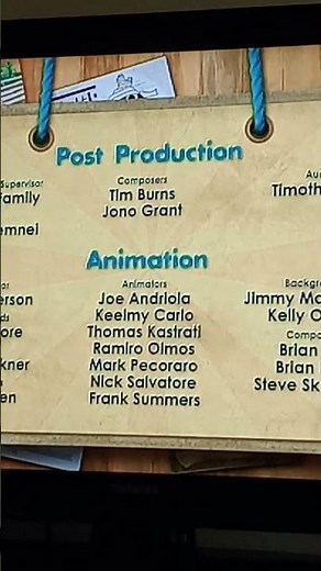 The Chica Show Credits