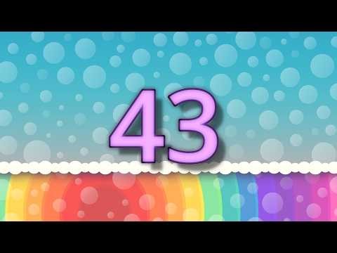 43 Second Countdown | Rainbow Colors