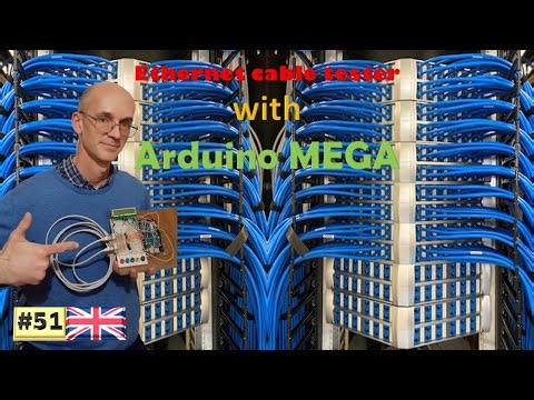 Arduino MEGA and the Ethernet cable tester