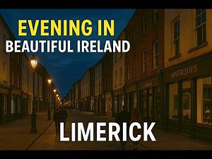 Evening in Beautiful Ireland 🇮🇪 | City of Limerick Drive Tour at Sunset