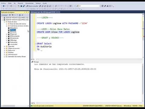 Roles y Usuarios de SQL Server