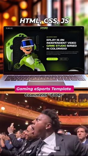 NXTVEL Technologies on Instagram: "Gaming eSports Landing Website - HTML, CSS, JS #portfolio #landingpage #website"