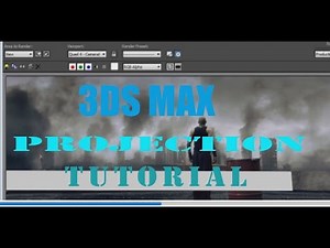 3Ds Max Camera Projection | Camera map tutorial 3ds max | 3ds max camera mapping tutorial