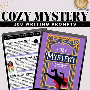 Daily Cozy Mystery Writing Prompts for Writers, Creating Writing Exercises, Writing Challenge, Novel Writing Planner, Worldbuilding Workbook - Etsy